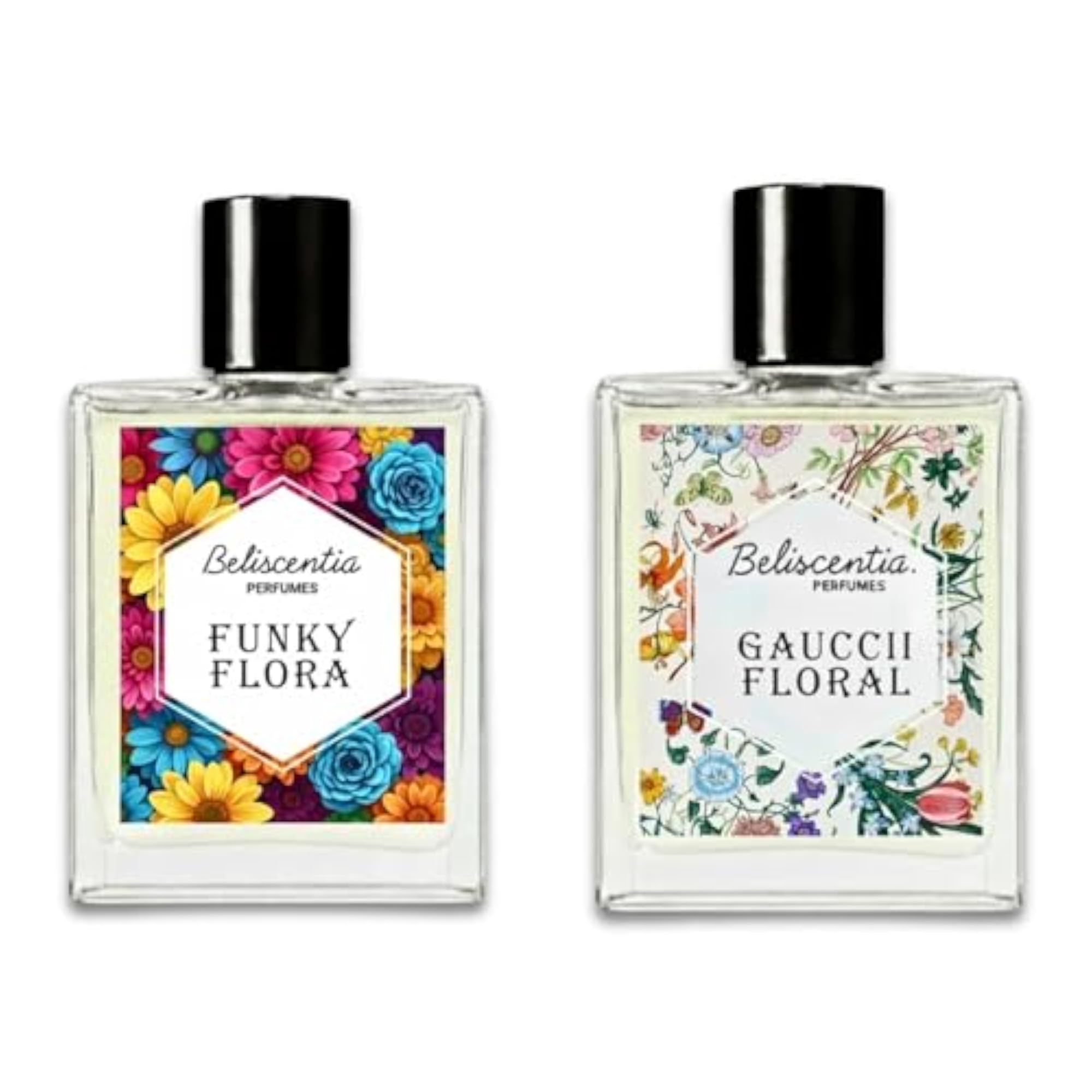 Funky Flora & G-Floral Perfume, Unisex, 50ml Set